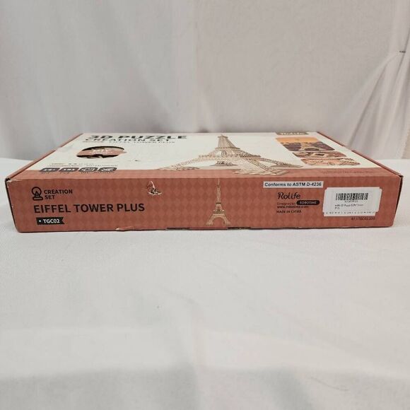 Rolife DIY 3D Wooden Puzzles Large Eiffel Tower Set-Model Building Sets, Paris A - Picture 5 of 10